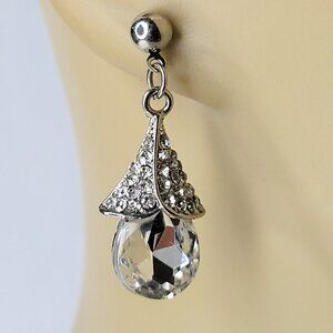 Mini Teardrop Crystal Earrings